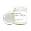Happy Holidays Soy Candle - 7oz Glass Jar